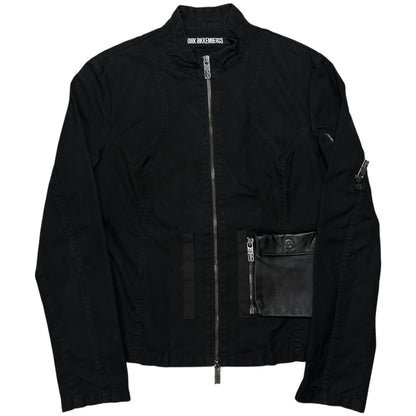 Dirk Bikkembergs Detachable Leather Pocket Work Jacket