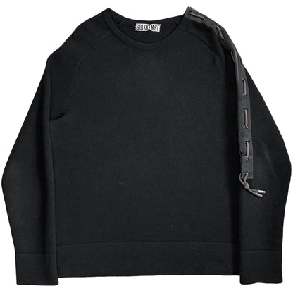 Dirk Bikkembergs Shoulder Laced Knit Sweater