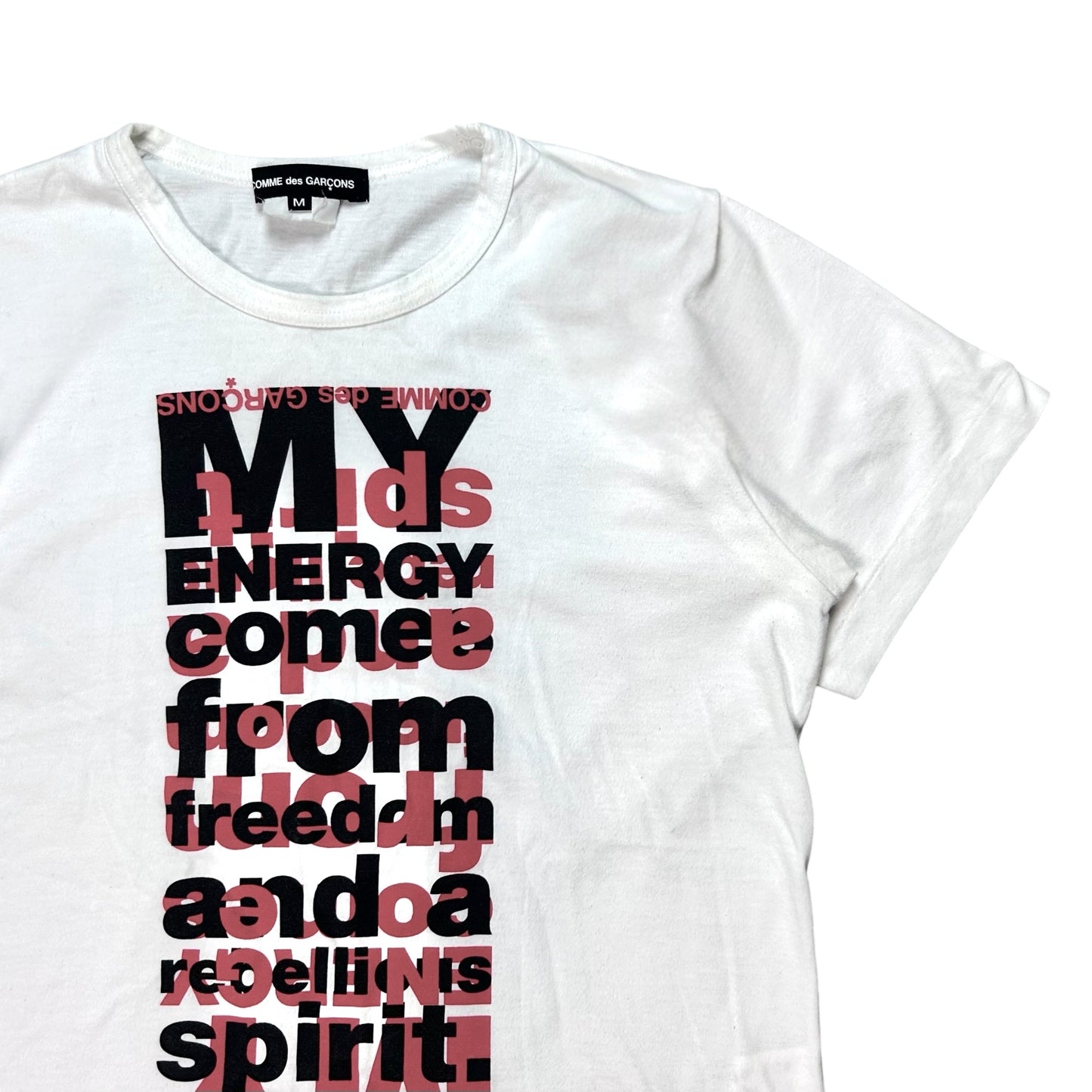Comme des Garcons My Energy Come From Freedom T-Shirt - SS12