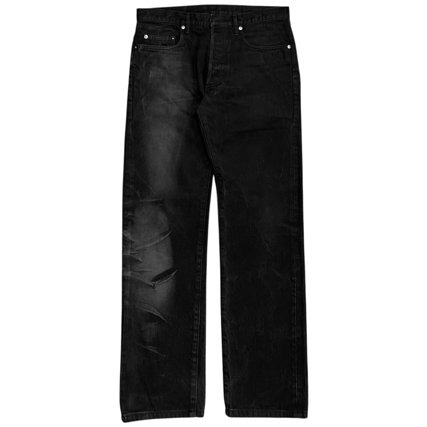 Dior Homme Coated Straight Jeans - AW11