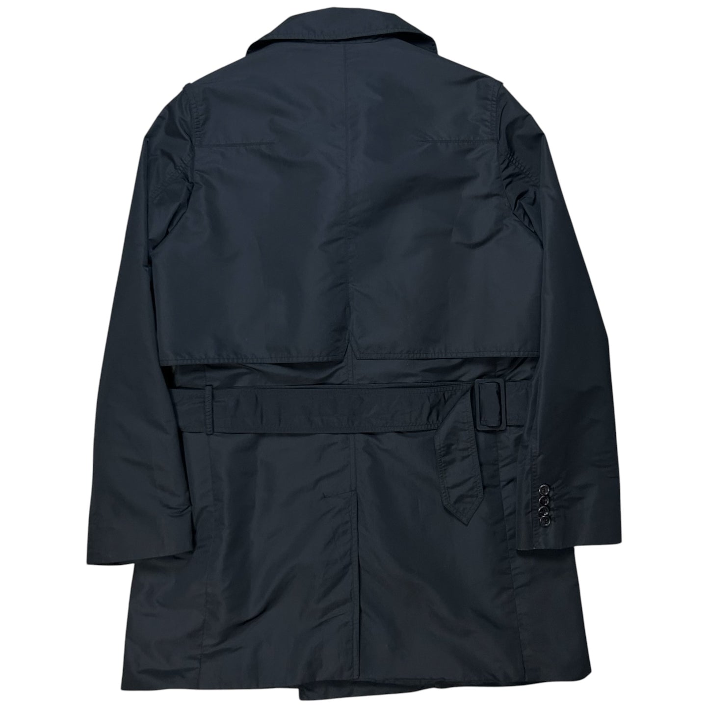 Dior Homme Back Panel Silk Trench Coat - SS08