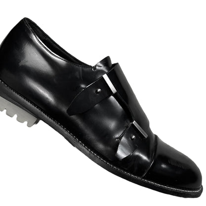 Balenciaga Contrast Sole Monk Strap Derbies - SS16