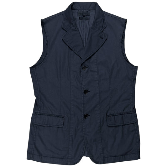 Comme des Garcons Shirt Overdyed Raw Blazer Vest - SS04