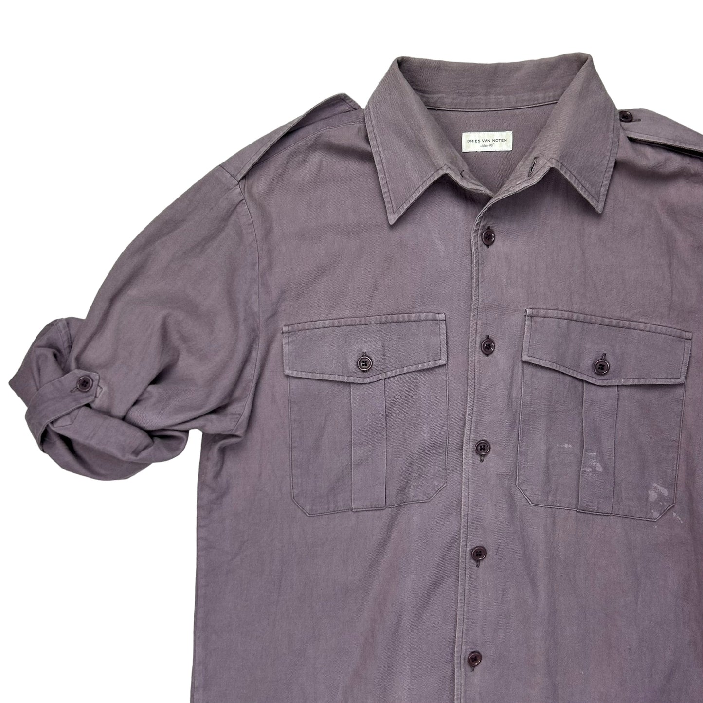 Dries Van Noten Military Cargo Shirt