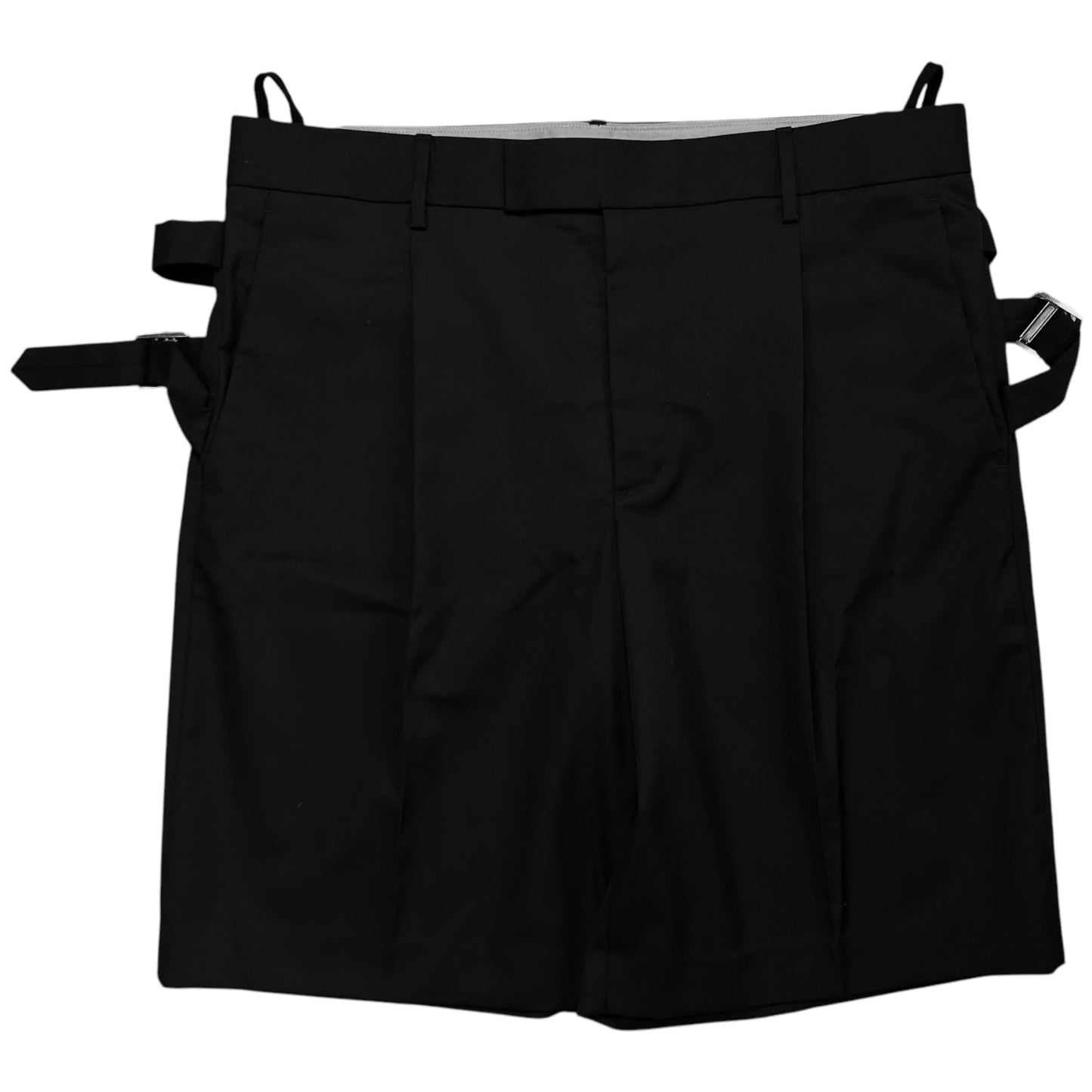 Helmut Lang Bondage Strap Gabardine Shorts - SS24