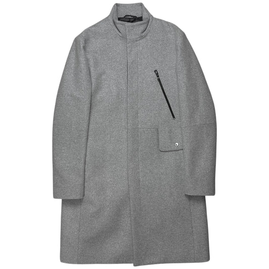 Dirk Bikkembergs Techncial Zip Wool Coat
