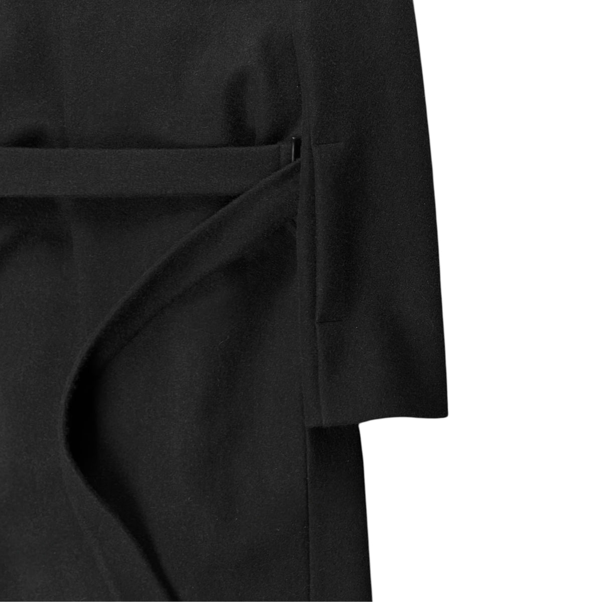 Rick Owens Belted Lido Tatlin Wool Coat - SS24