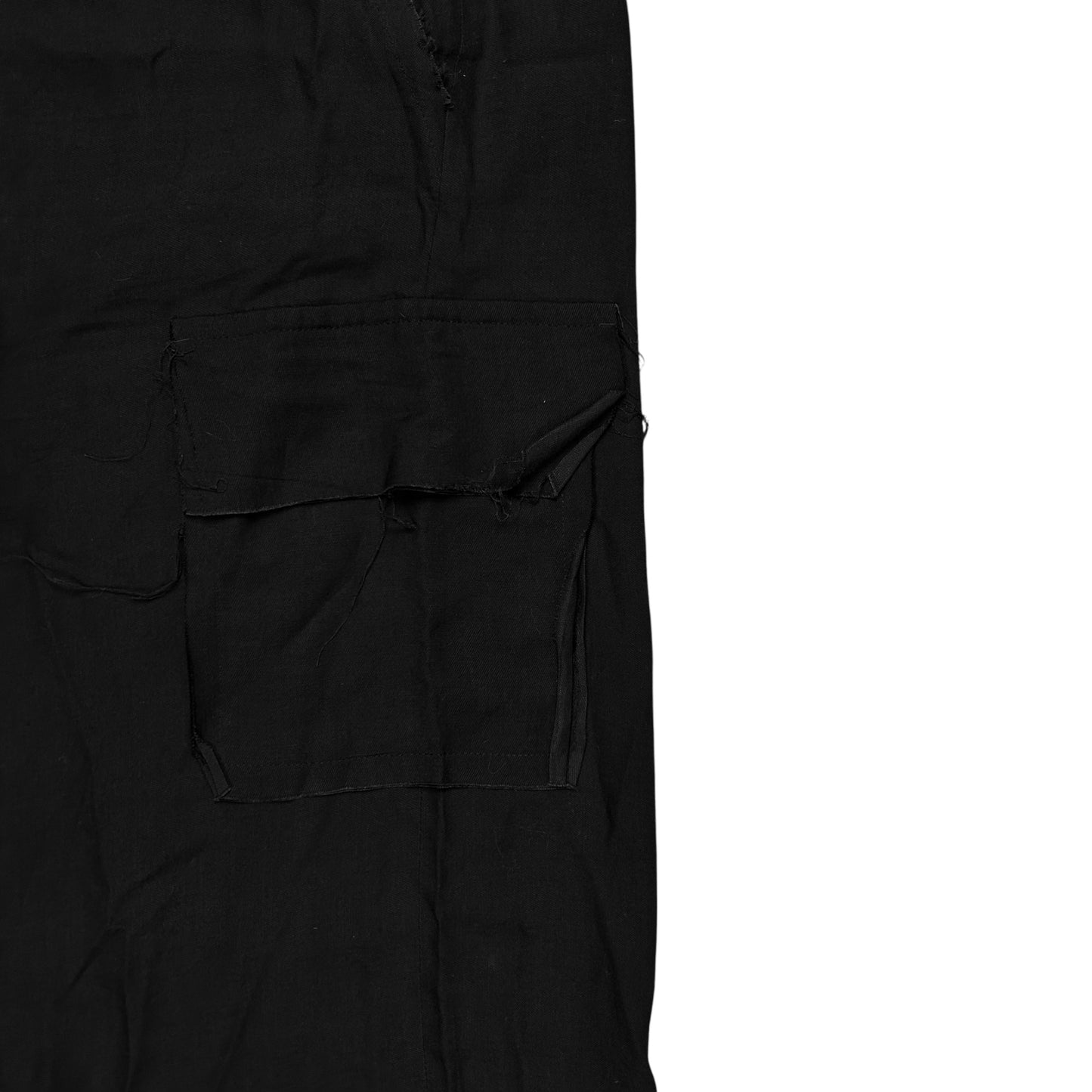 MM6 Maison Margiela Distressed Rayon Cargo Shorts - SS17