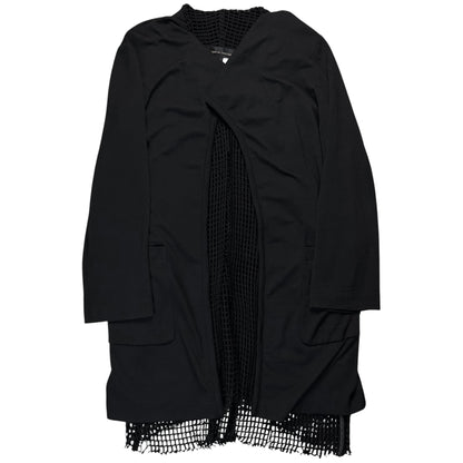 Comme des Garcons Fishnet Layered Drape Cardigan - AW91