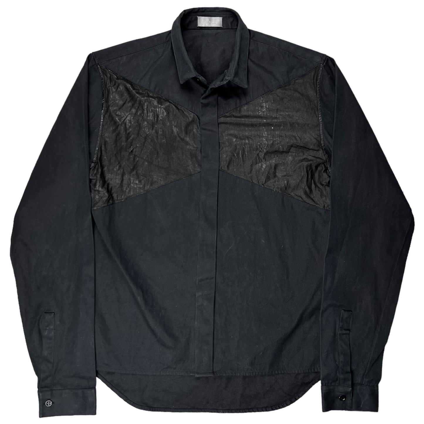 Dior Homme Waxed Chest Panel Shirt - SS03
