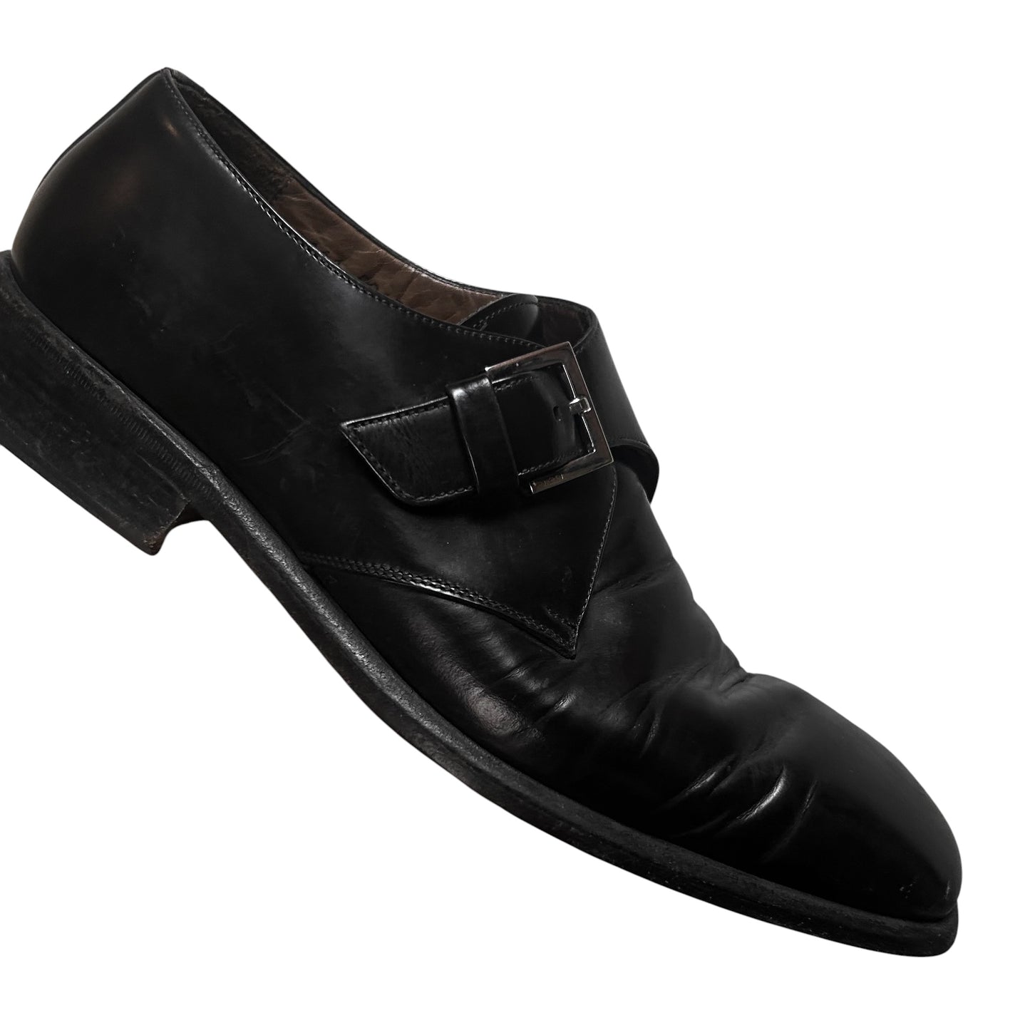 Gucci Square Toe Monk Strap Derbies - SS97