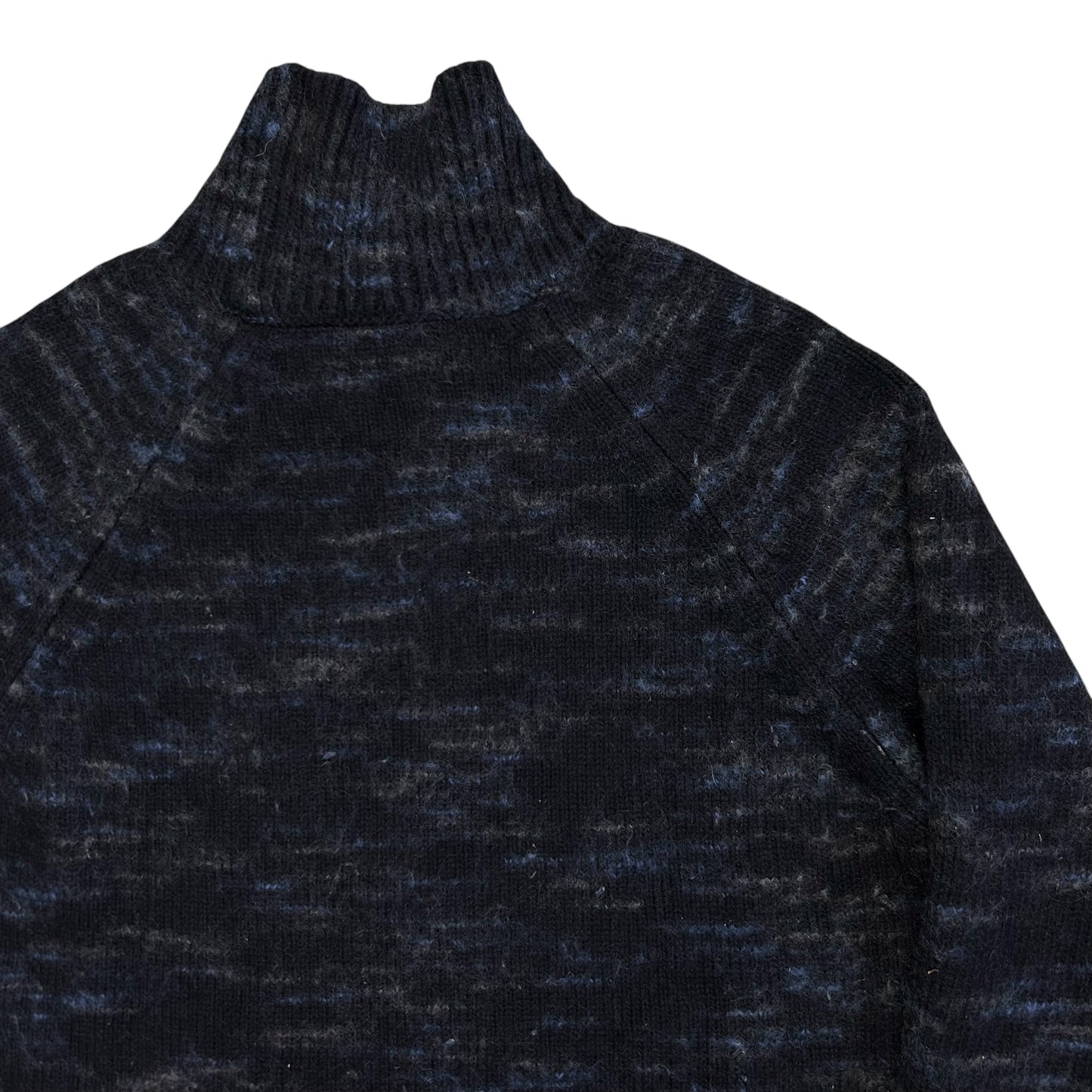 Jil Sander Tarnished Mockneck Knit Sweater - AW08