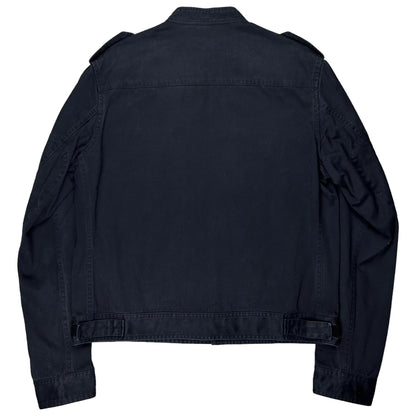 Ys Yohji Yamamoto Moto Velcro Bomber Jacket