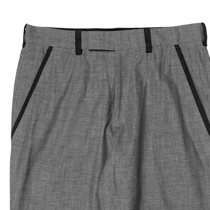 Balenciaga Contrasted Linen Flared Sample Trousers