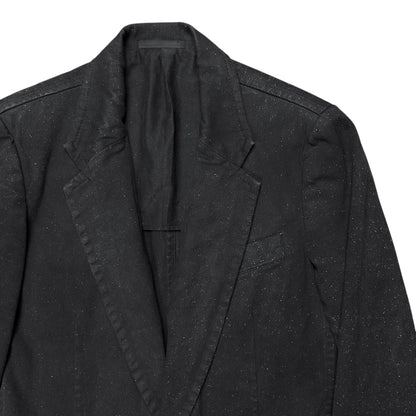 Y‘s by Yohji Yamamoto Sharp Speckled Denim Blazer