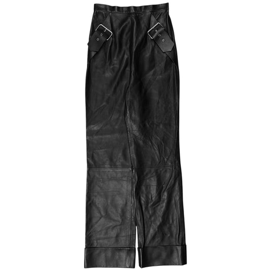 Balenciaga Dual Belted Leather Pants - AW11