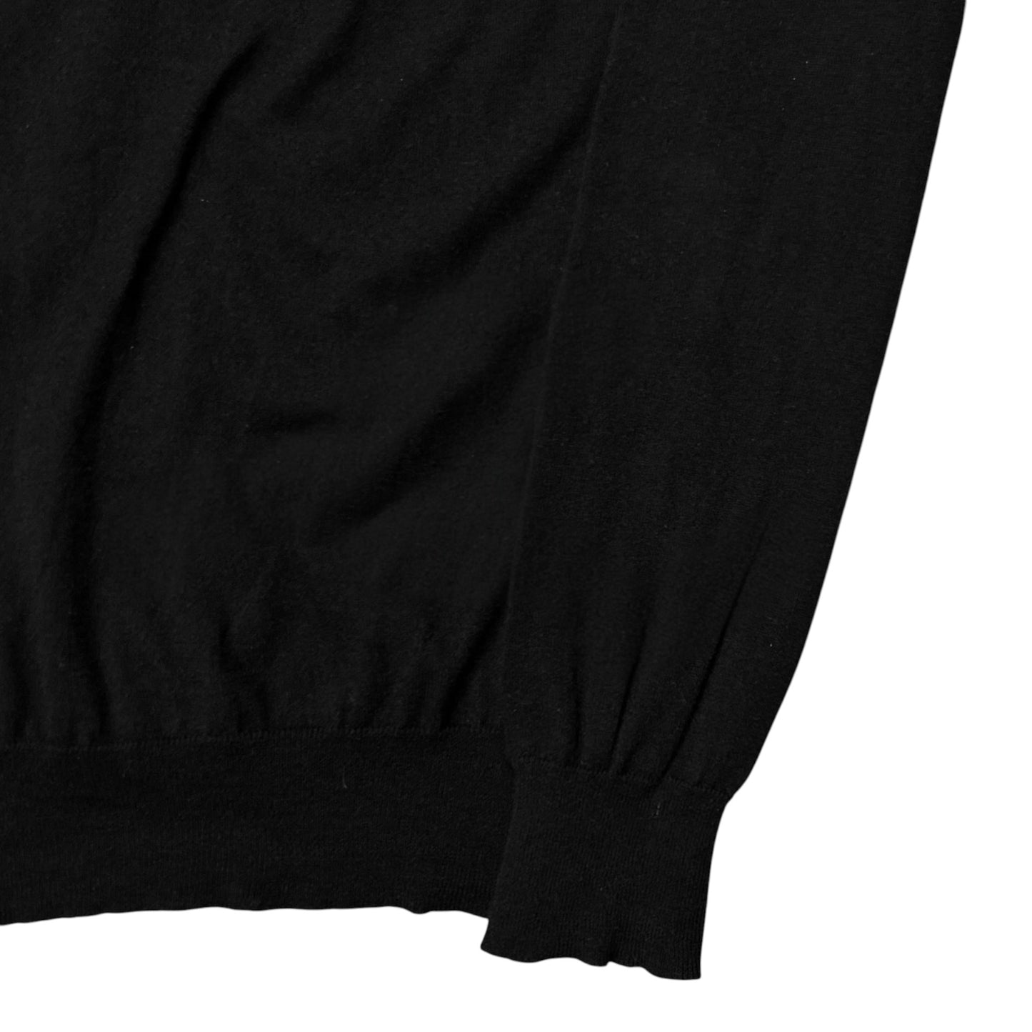 Prada Leather Patch Zip Sweater