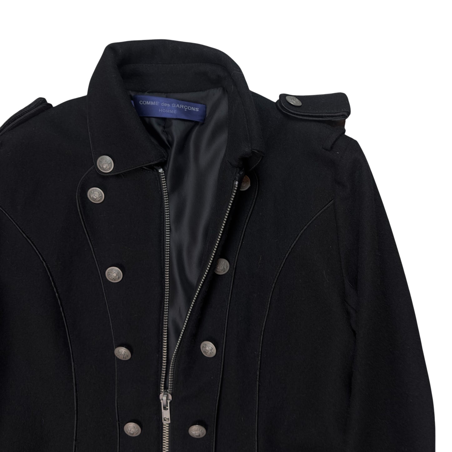 Comme des Garcons Homme Napoleon Button Wool Jacket - SS07