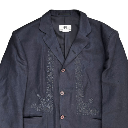 Dries Van Noten Embroidered Linen Blazer