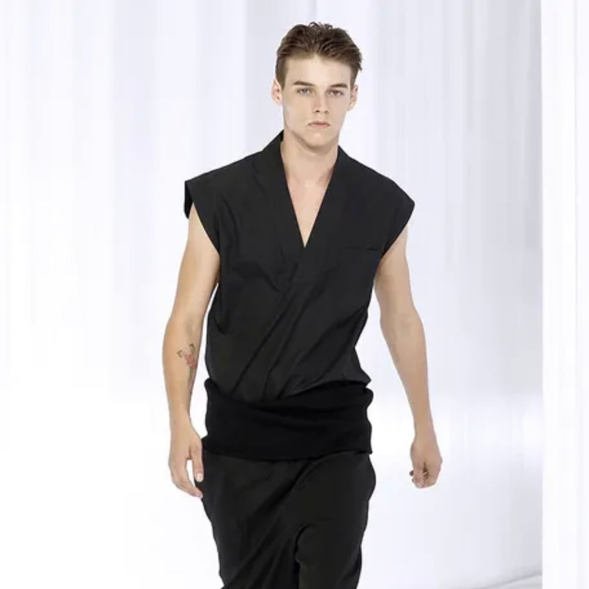 Dior Homme Kimono Vest SS11 Vertical Rags