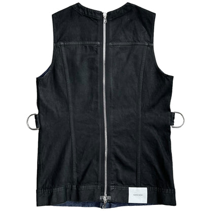 Namacheko Biker Back Zip Denim Vest - AW21