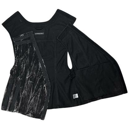 Y/Project Whisker Denim Velcro Vest - AW24