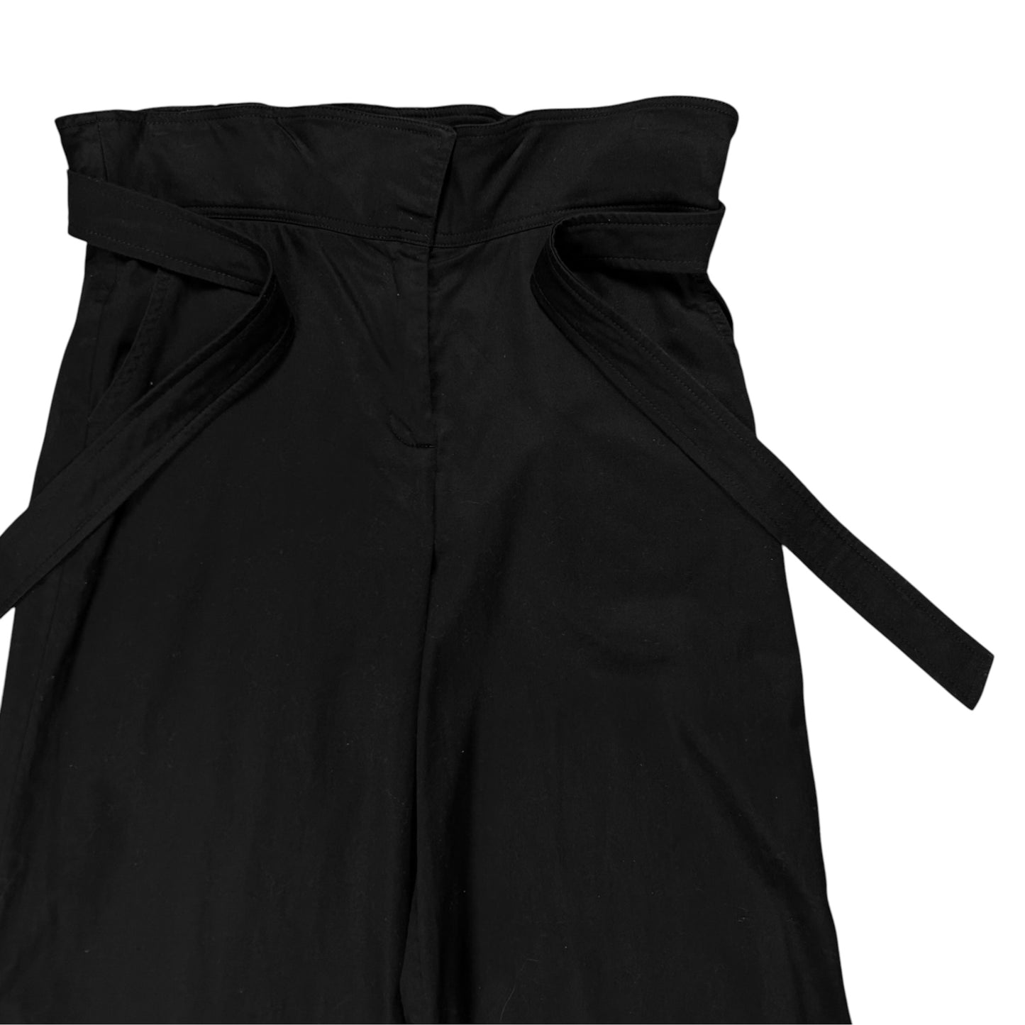 Dries Van Noten Wide Belted Paper Bag Pants - AW19