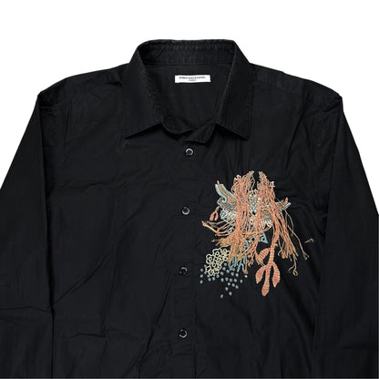John Galliano 3D Floral Embroidered Shirt - AW06