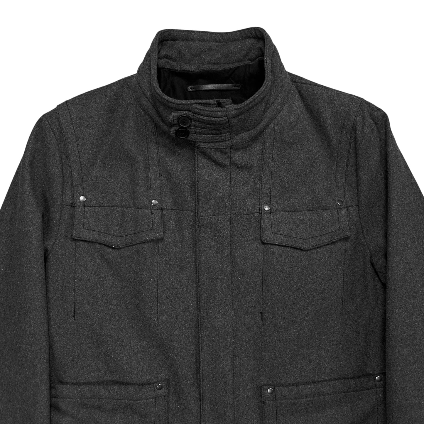 Givenchy Cargo Stud Flight Wool Jacket - AW13