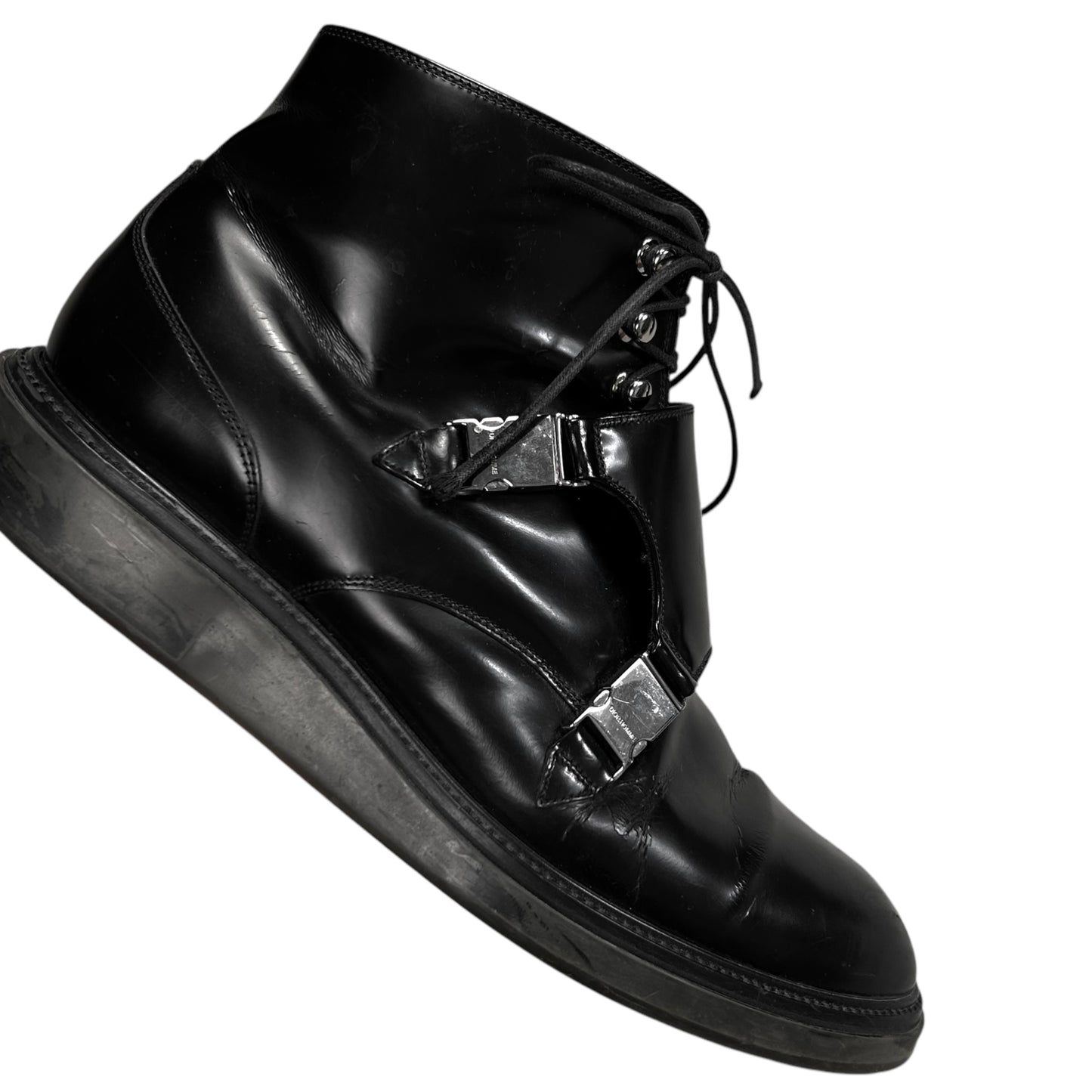 Dior Homme Belt Flap Stud Boots - AW13