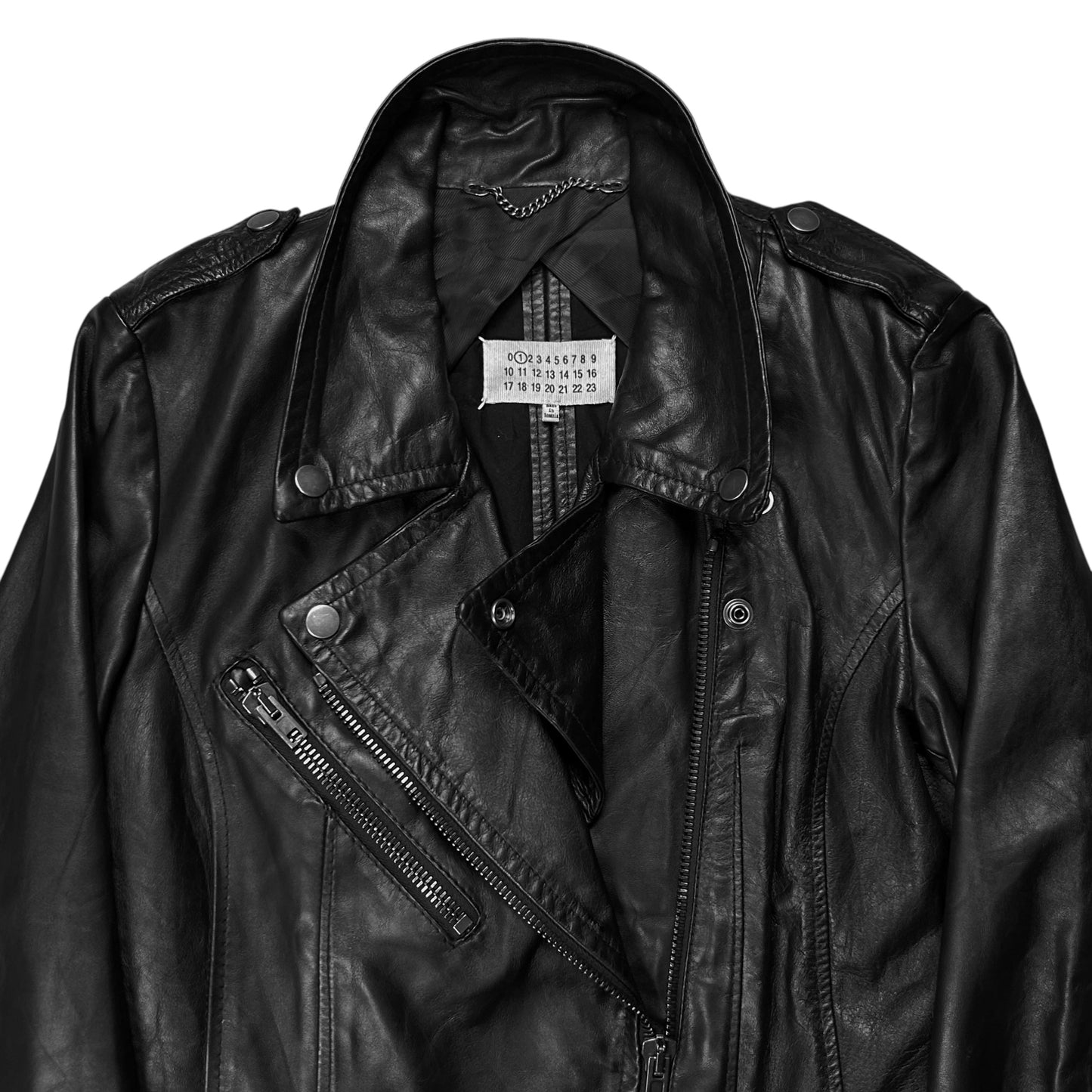 Maison Martin Margiela Perfecto Veal Leather Jacket - AW13