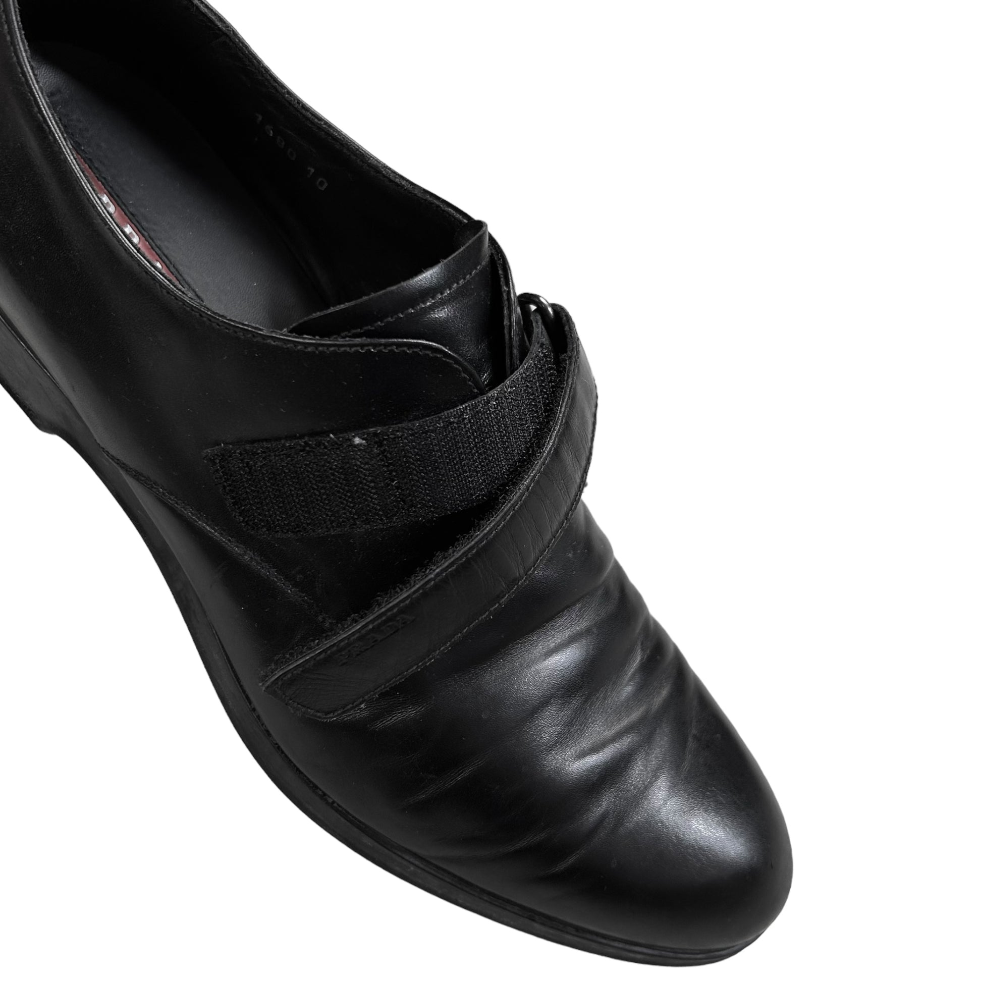 velcro dress shoes men Prada Velcro Strap Derbies – Vertical Rags