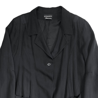 Ann Demeulemeester String Viscose Blazer