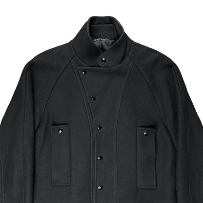 Balenciaga Cropped Snap Wool Bomber Jacket - AW09