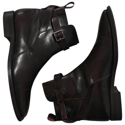 Prada Squared Jodhpur Strap Boots