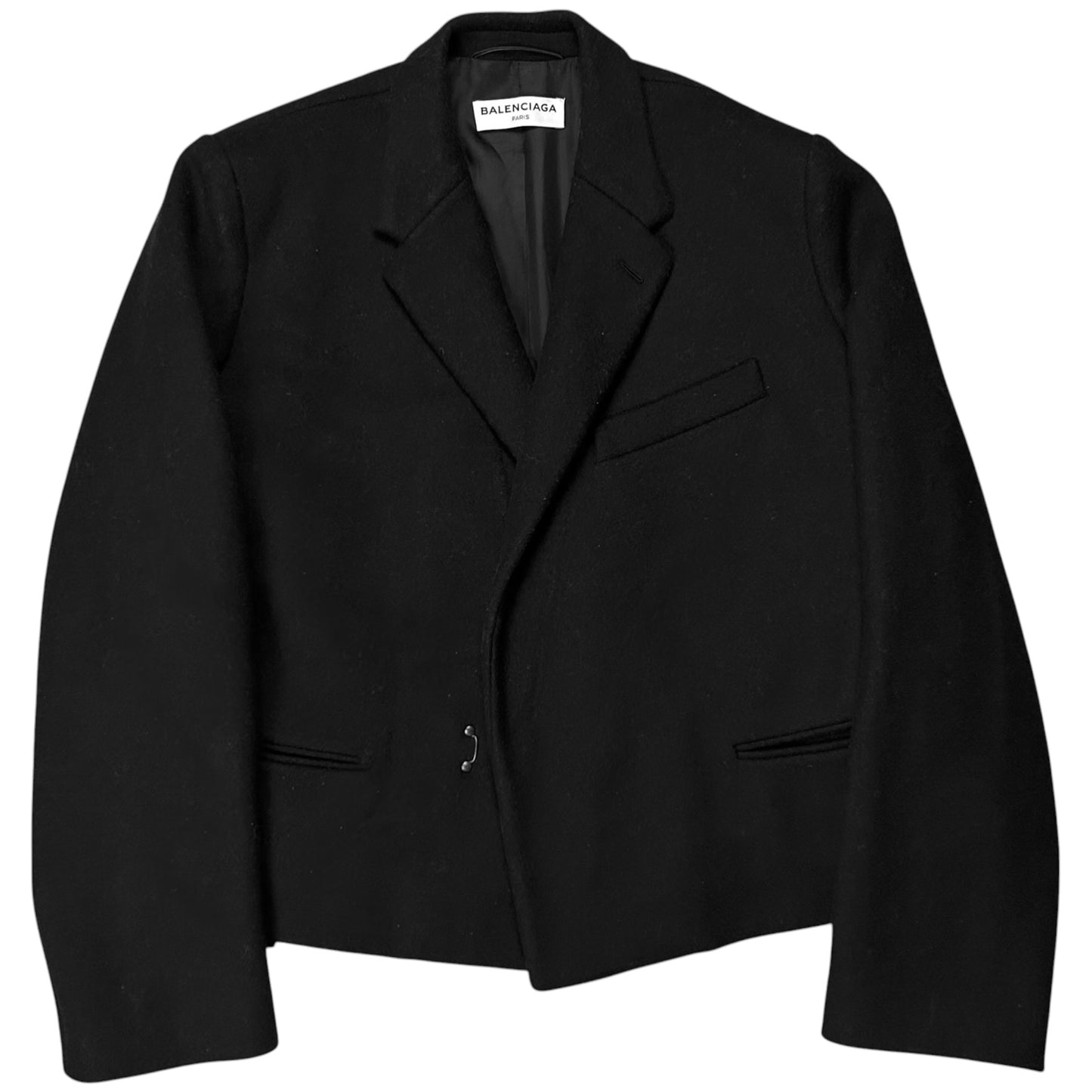 Balenciaga Flying Shoulder Hook Wool Jacket - SS17