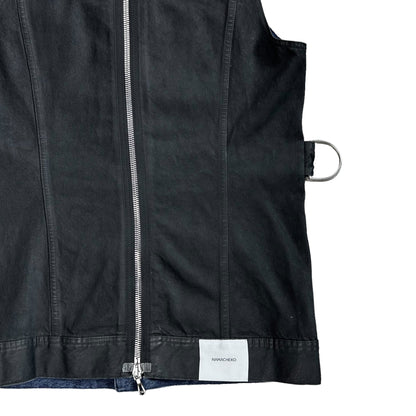 Namacheko Biker Back Zip Denim Vest - AW21