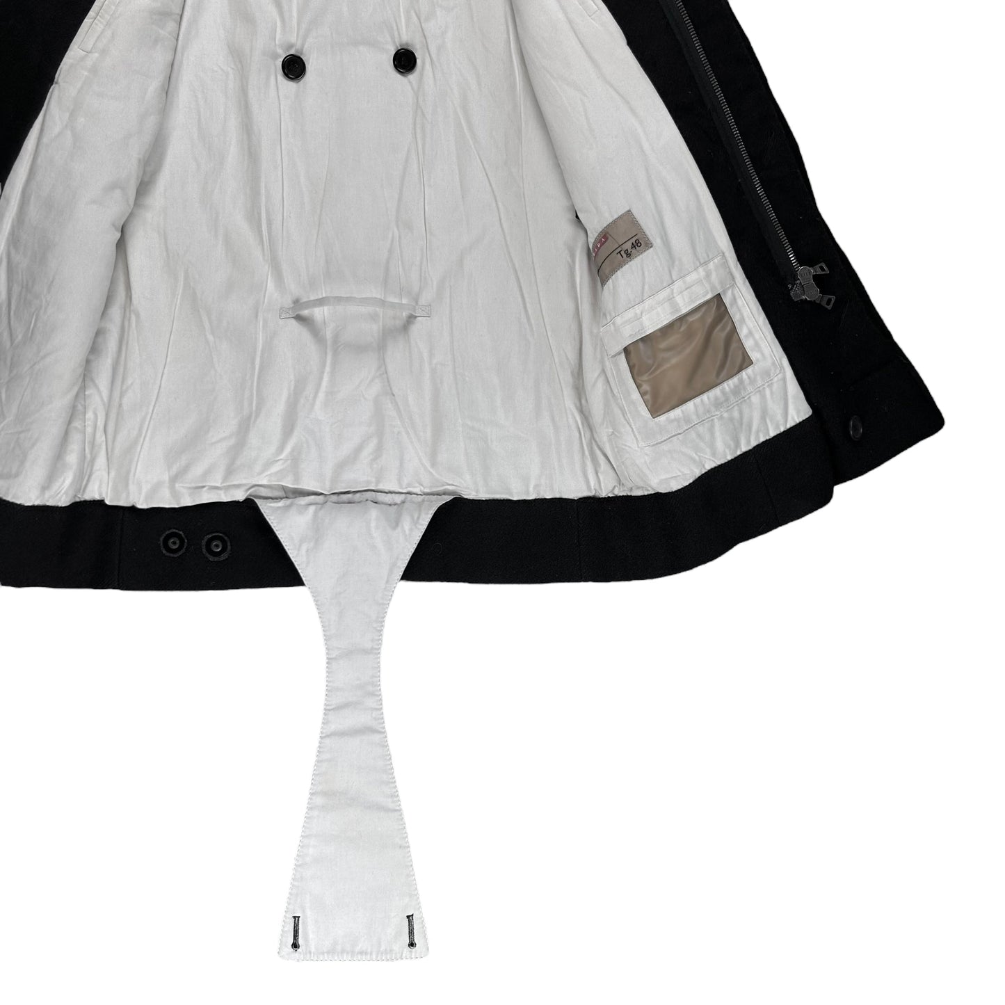 Prada Heavy Short Mohair Coat