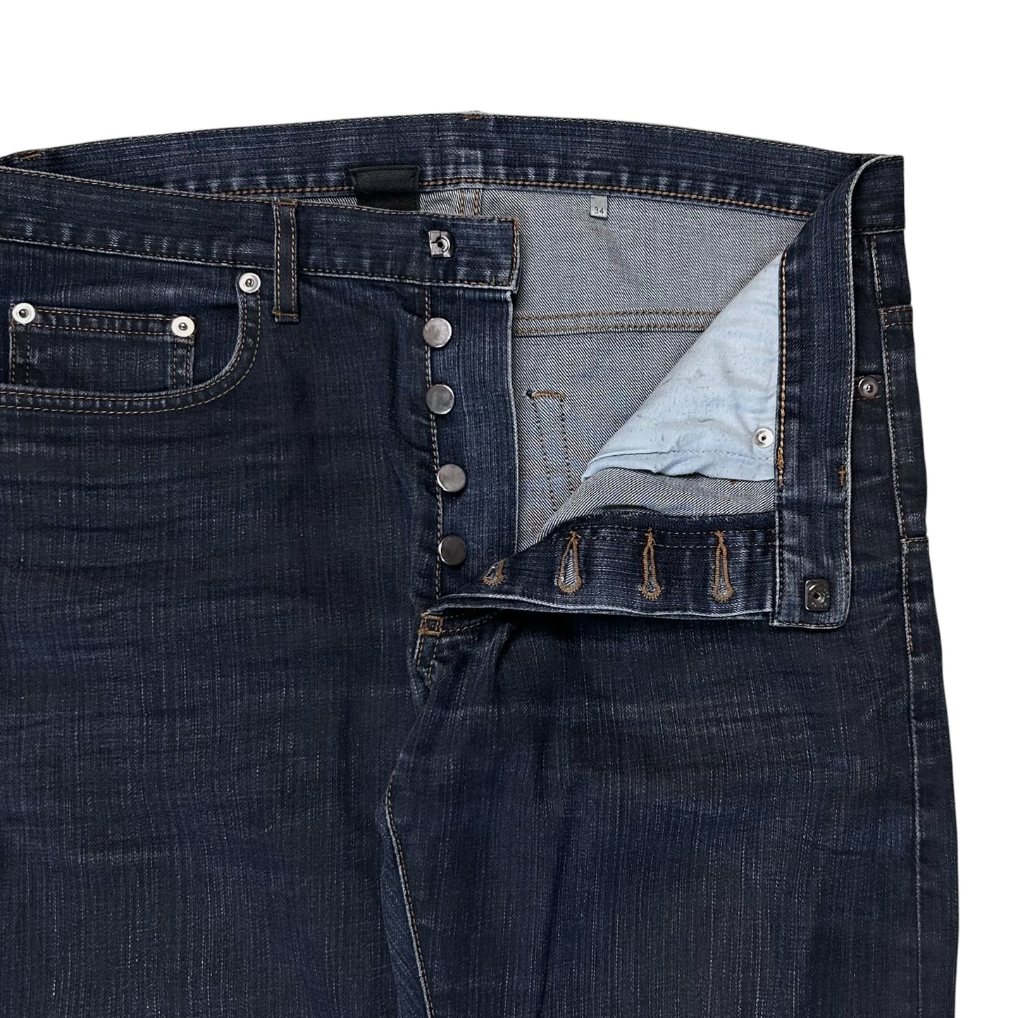 Dior Homme Dark Rinse Wash Jeans - AW05