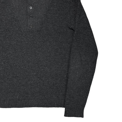 Raf by Raf Simons Button Neck Sweater