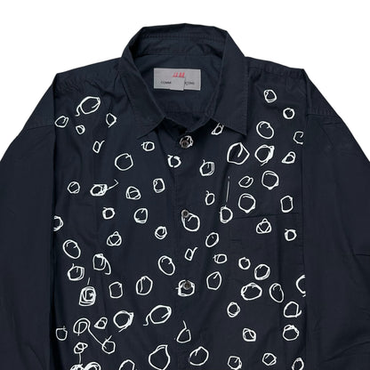 Comme des Garcons x H&M Scribble Polka Dot Shirt - AW08