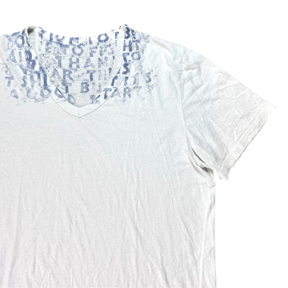 Maison Martin Margiela Aids Awareness V-Neck T-Shirt - SS14