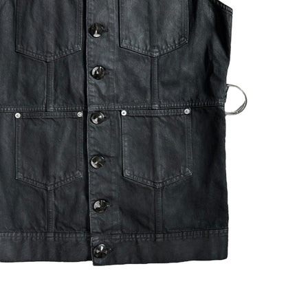 Namacheko Biker Back Zip Denim Vest - AW21