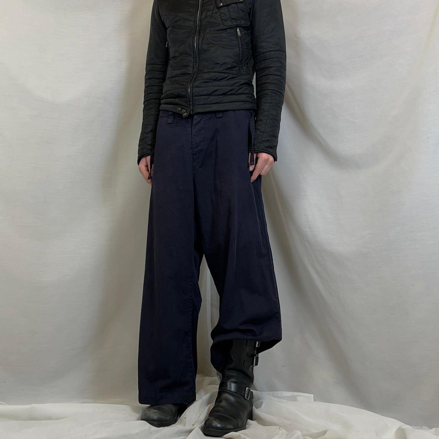 Y‘s by Yohji Yamamoto Wide Belt Strap Pants