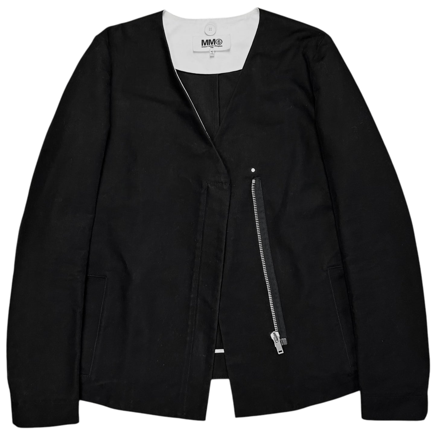 MM6 Maison Martin Margiela Collarless Zip Blazer - SS14