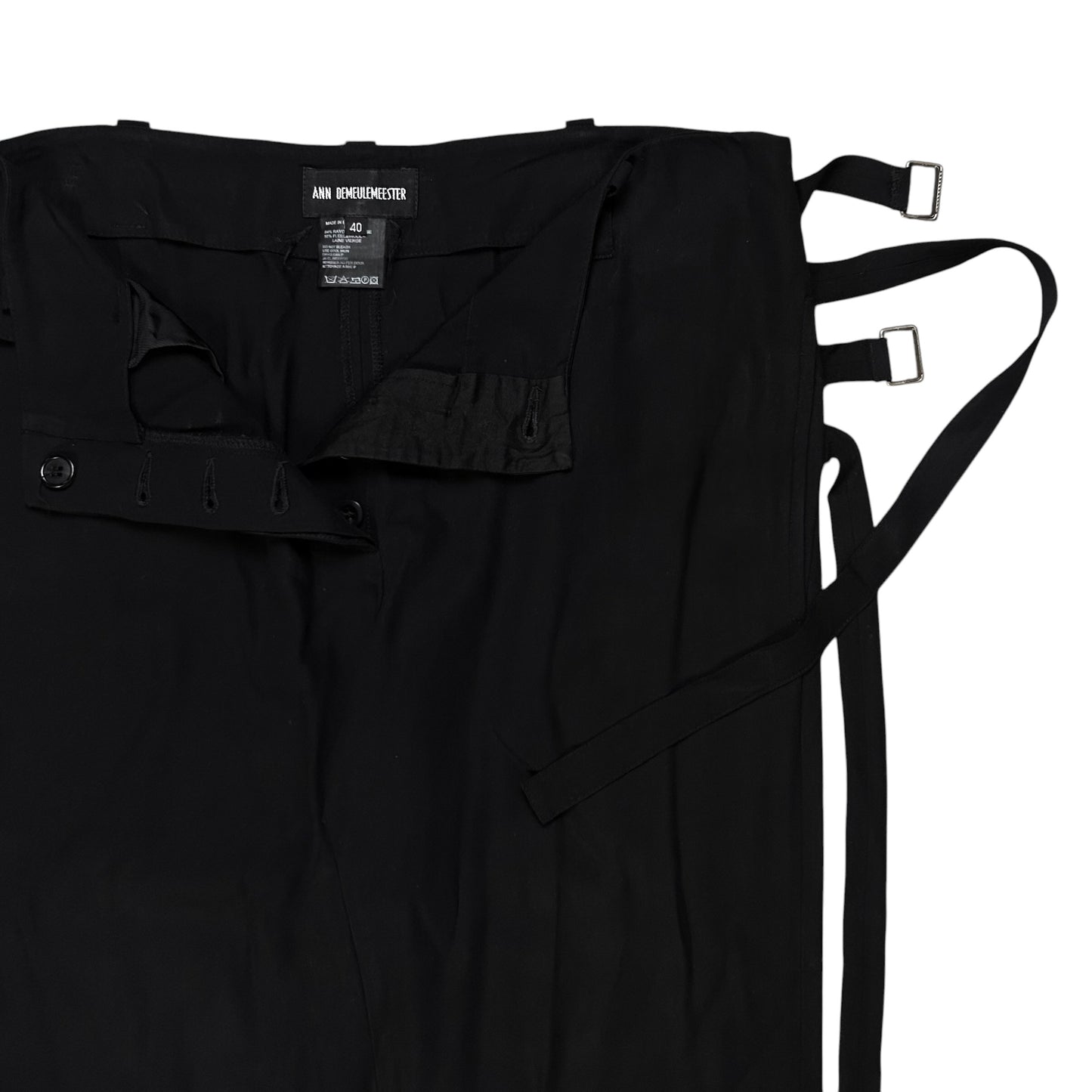 Ann Demeulemeester Multi Bondage Strap Trousers - SS03