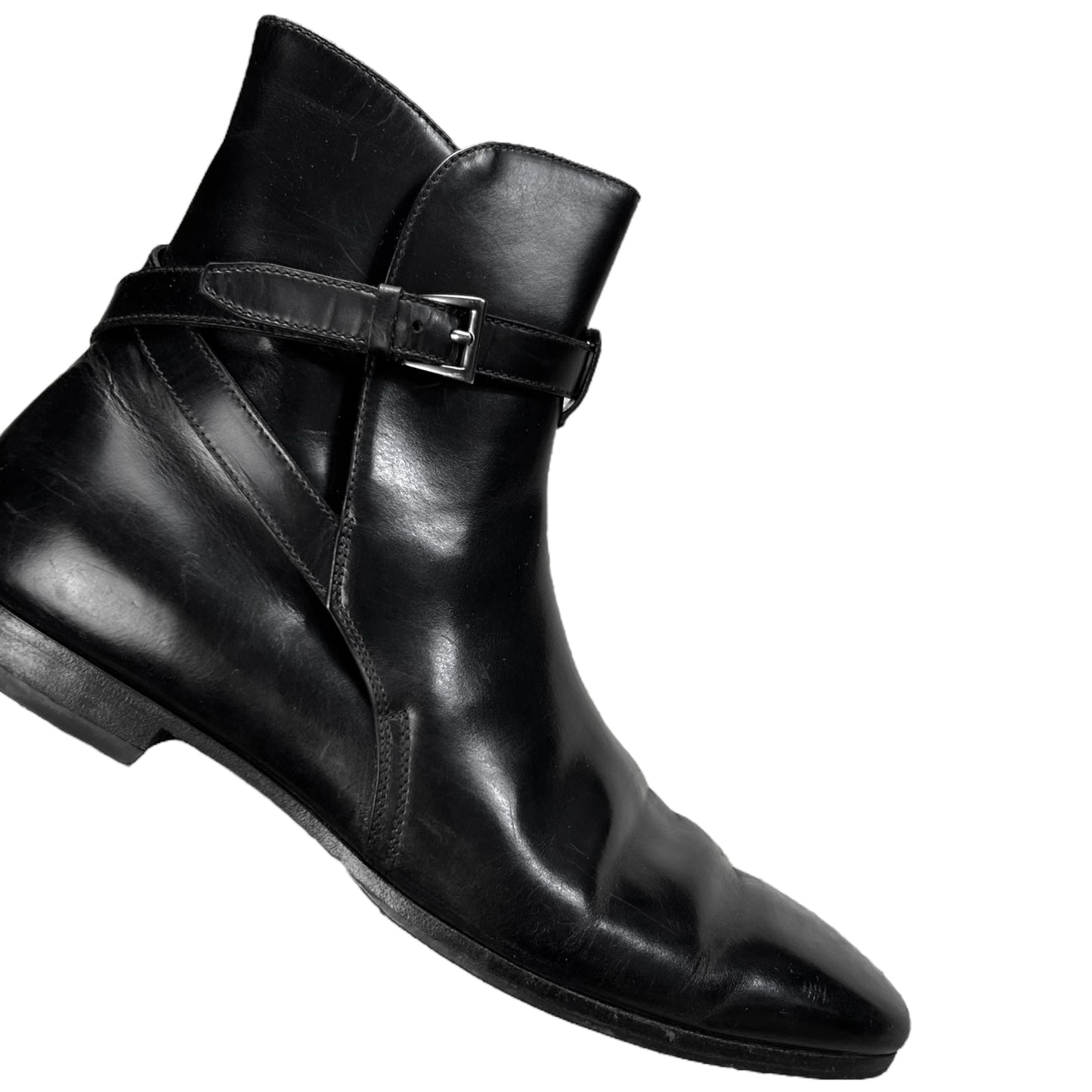 Prada Squared Belted Jodhpur Boots