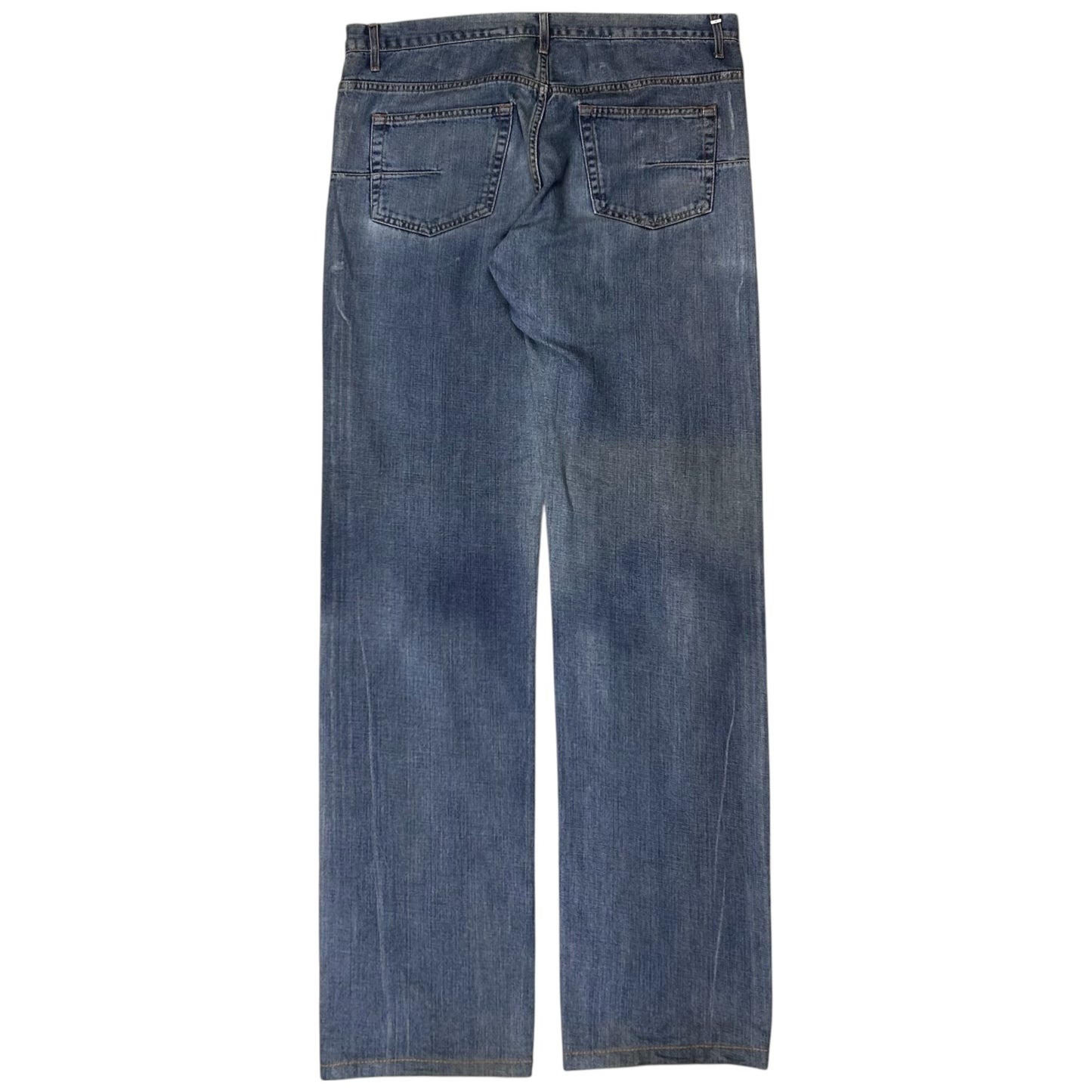 Dior Homme Silver Wax Straight Jeans - SS09