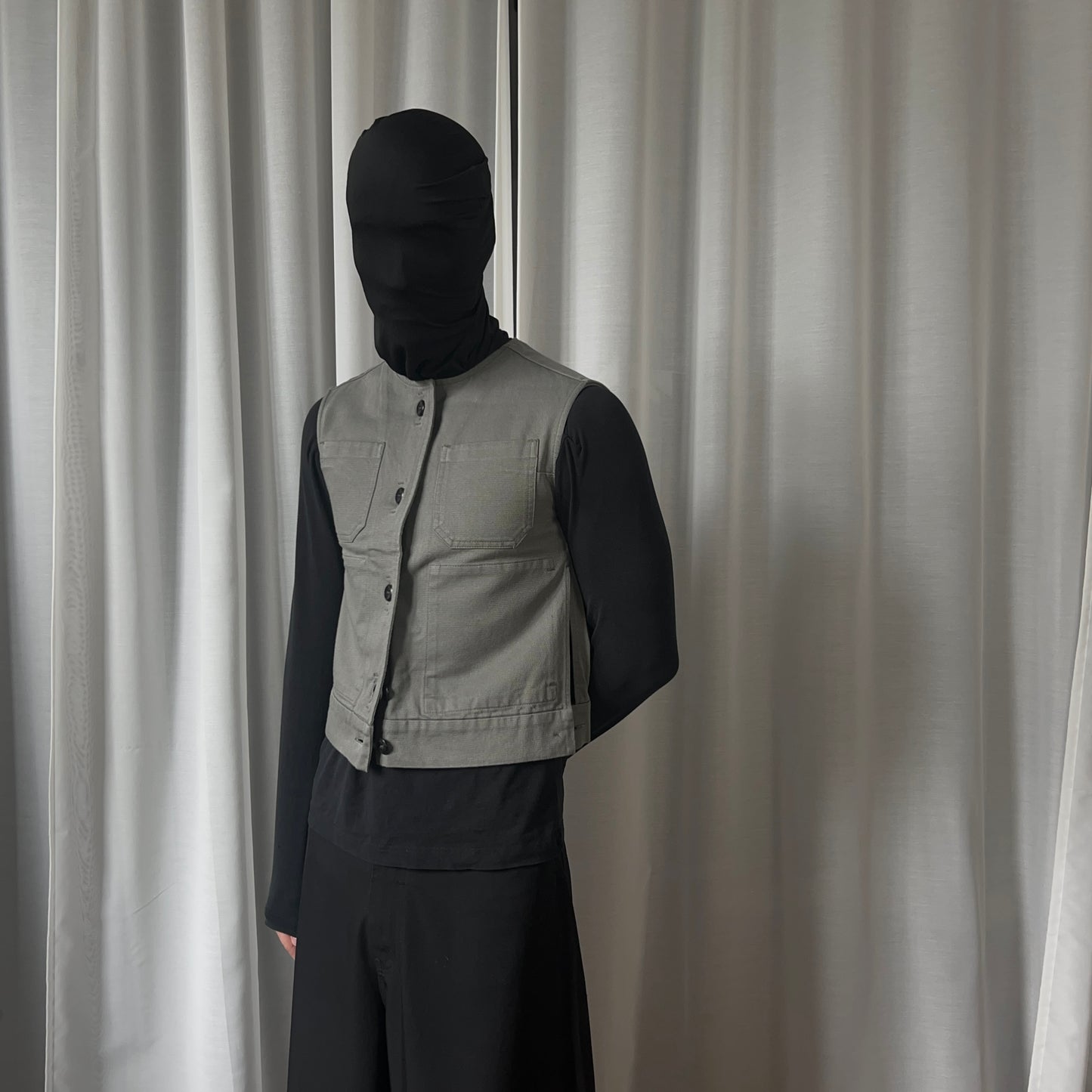 Maison Martin Margiela Cropped Button Work Vest - SS04