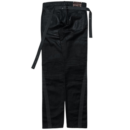 Dries Van Noten Waxed Bondage Jeans - AW14